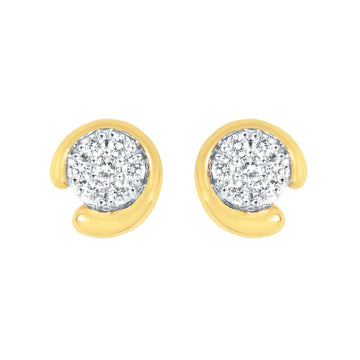 EARRINGS  RD LG A 0.33